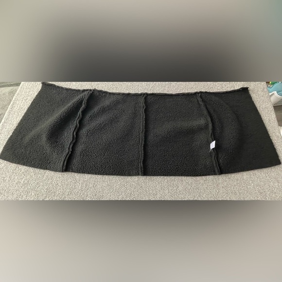 1. State Black, Teddy Jacket Fuzzy Texture, Medium, 2 in 1 Convertible Coat - Picture 11 of 16